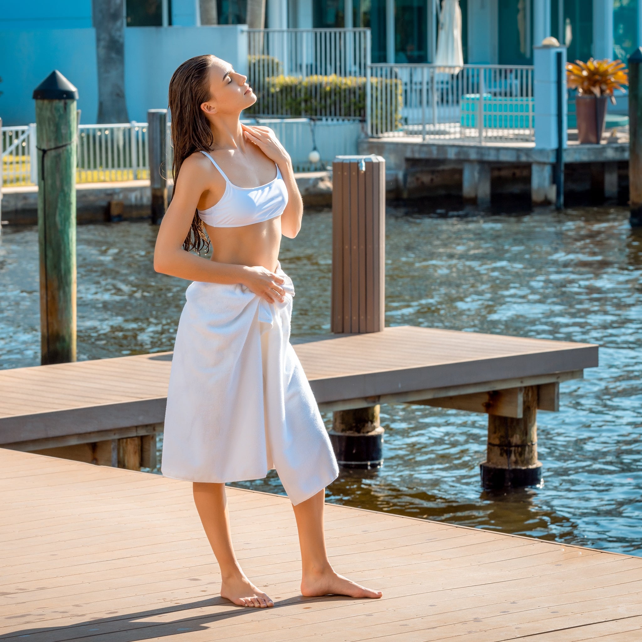 WellNest Organic Bath Sheets | GOTS Certified Luxury Cotton
